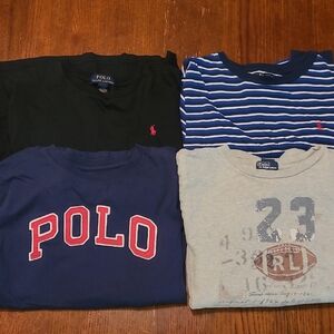 Boys Size 14/16 Polo Long Sleev T-shirts
